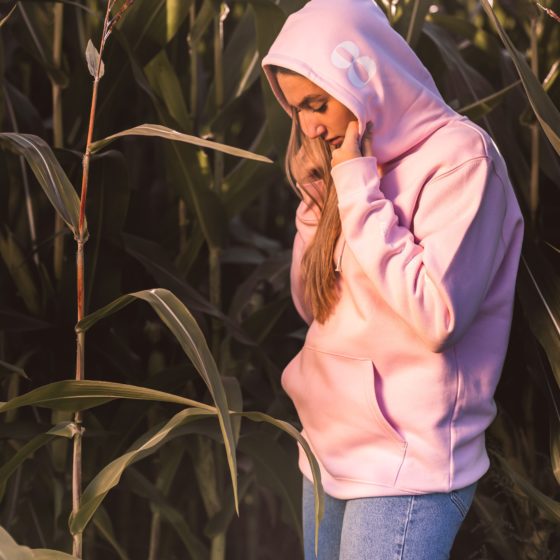 Pearl_1 Hoodie - rosé