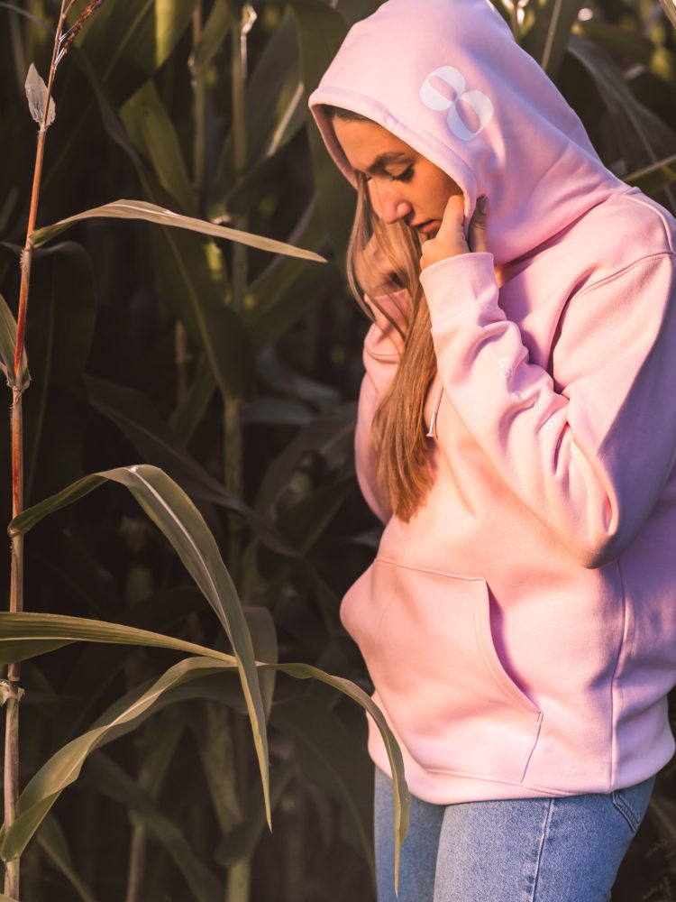 Pearl_1 Hoodie - rosé