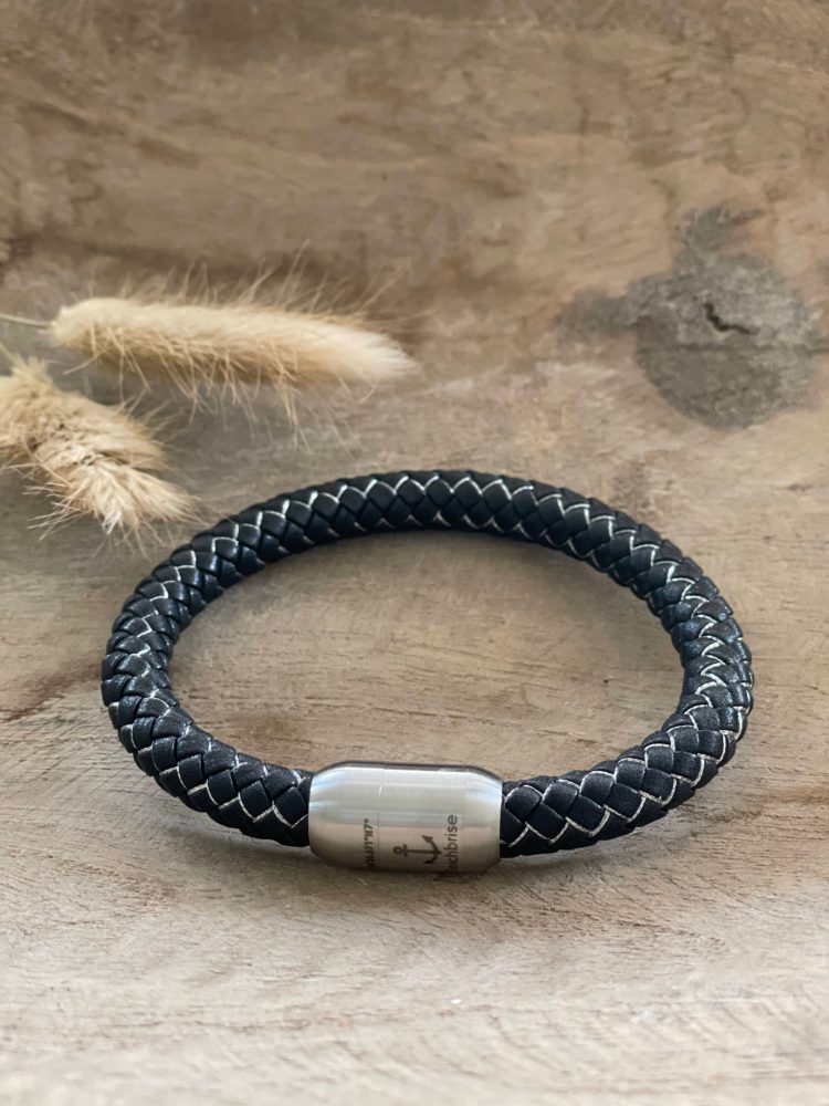 Lederarmband mit Metallic-Effekt Lorenz