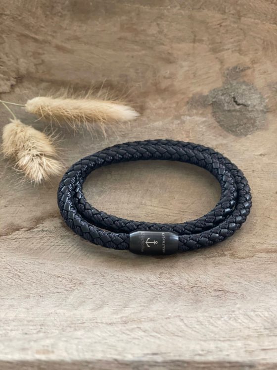 Leder-und Segeltau Armband Fips