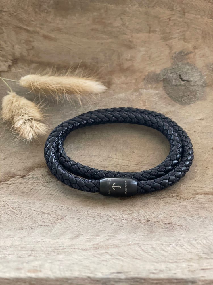 Leder-und Segeltau Armband Fips