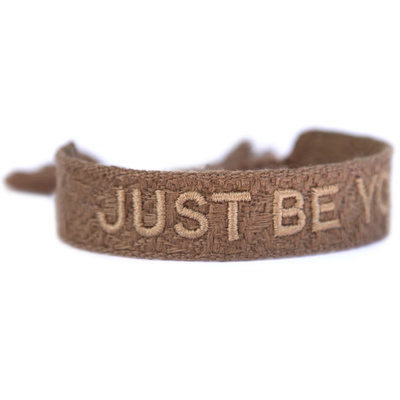 Webarmband "Just be you"
