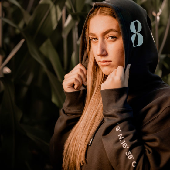 Pearl_1 Hoodie - dunkelgrau