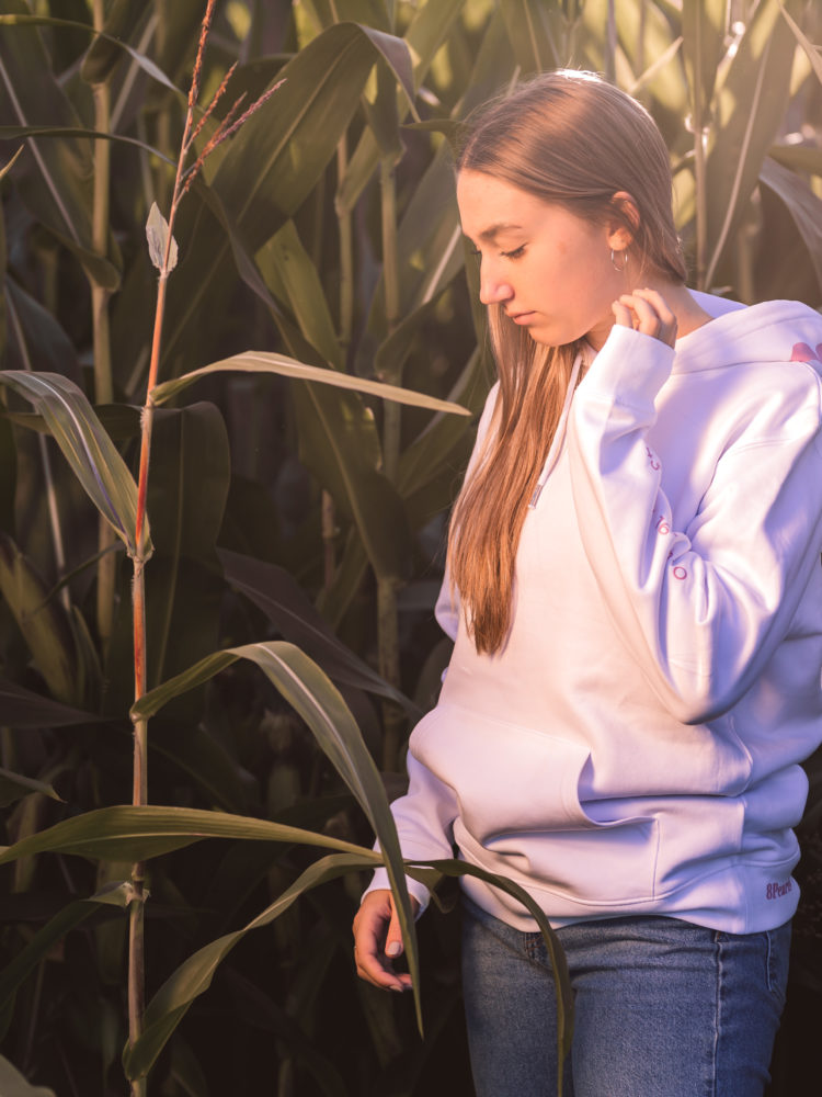 Pearl_1 Hoodie - weiß